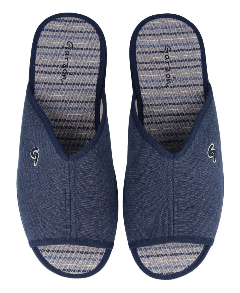 Zapatillas de casa hombre Garzón 6971.127 azul marino