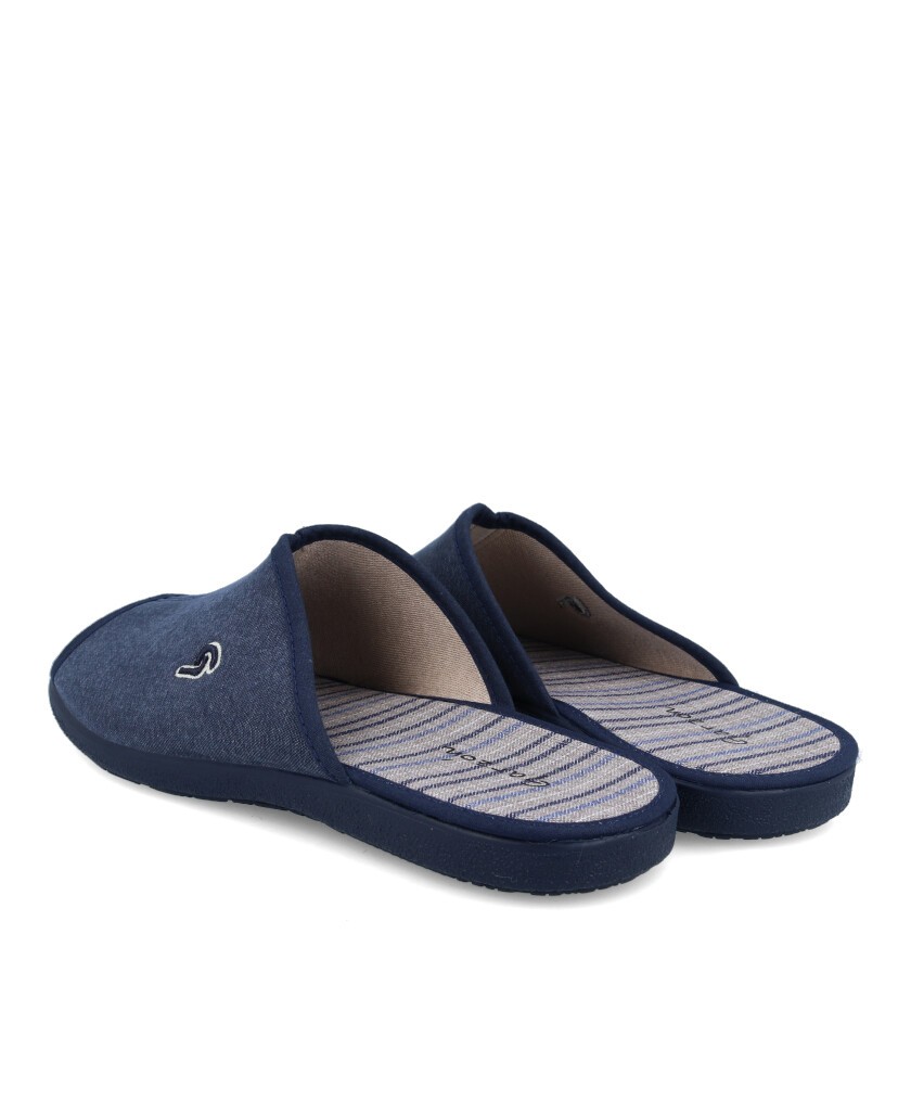 Zapatillas de casa hombre Garzón 6971.127 azul marino