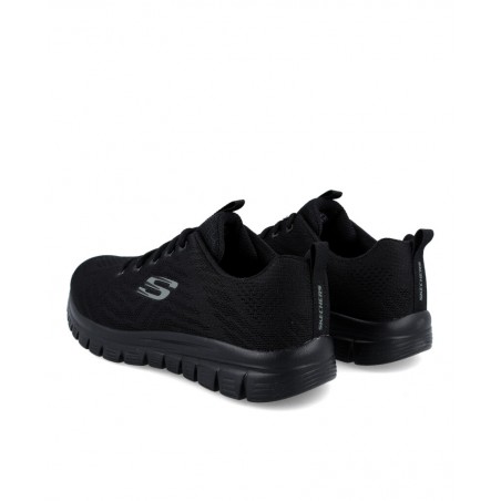 Black sneakers Skechers Graceful Get Connected