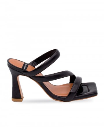 Angel Alarcon leather heel sandal 23054-077G