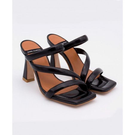 Angel Alarcon leather heel sandal 23054-077G