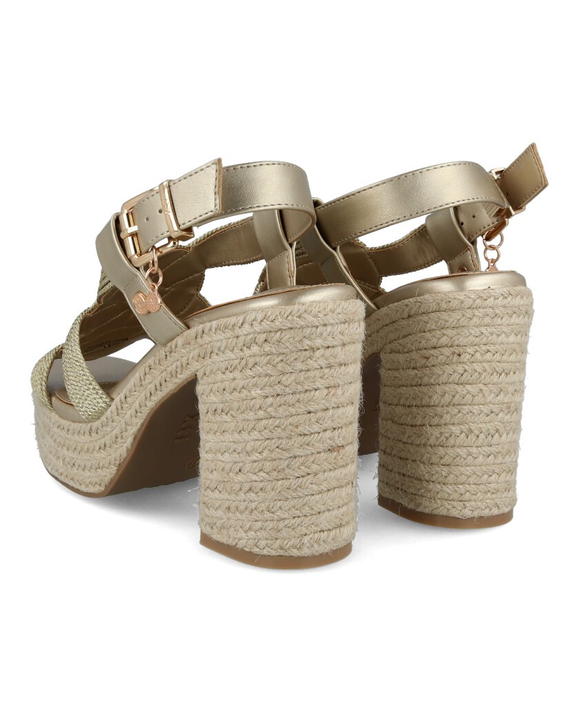 Tacón de esparto Xti 142903