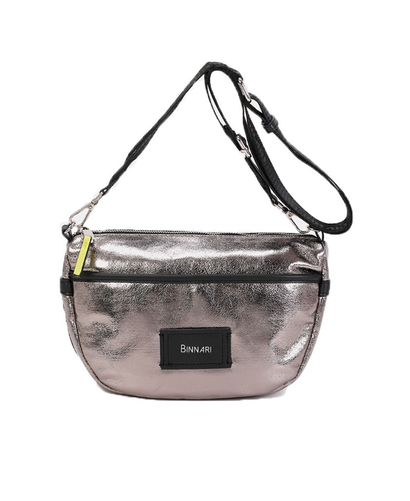 Binnari metallized shoulder bag 20183