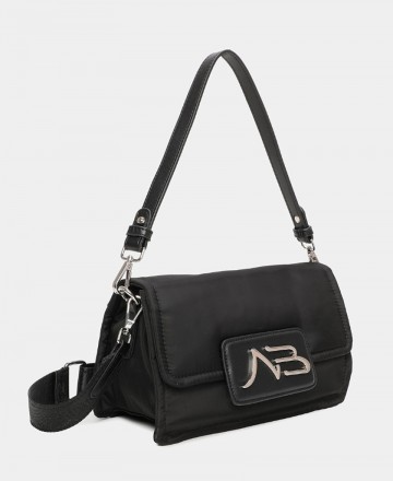Bolso de hombro con solapa Binnari Nora 20120