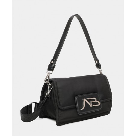 Bolso de hombro con solapa Binnari Nora 20120
