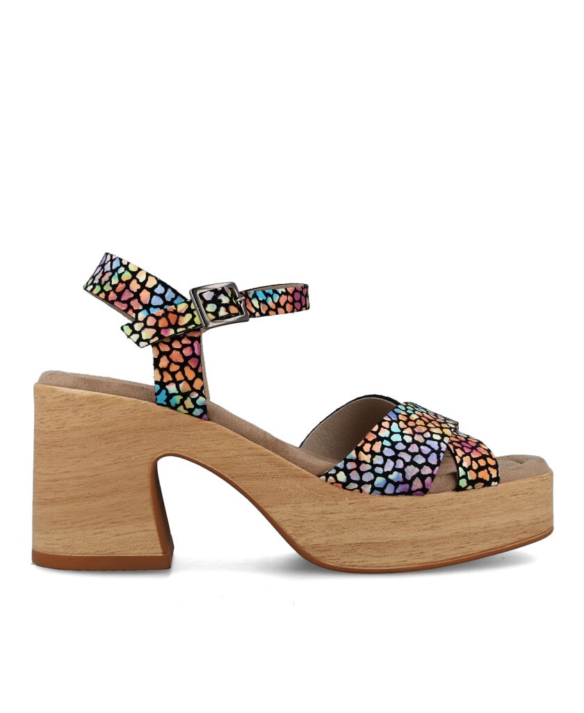 Penelope 6255 platform with cross straps