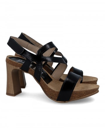 Black strappy sandals Penelope 6235