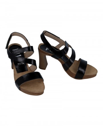 Black strappy sandals Penelope 6235