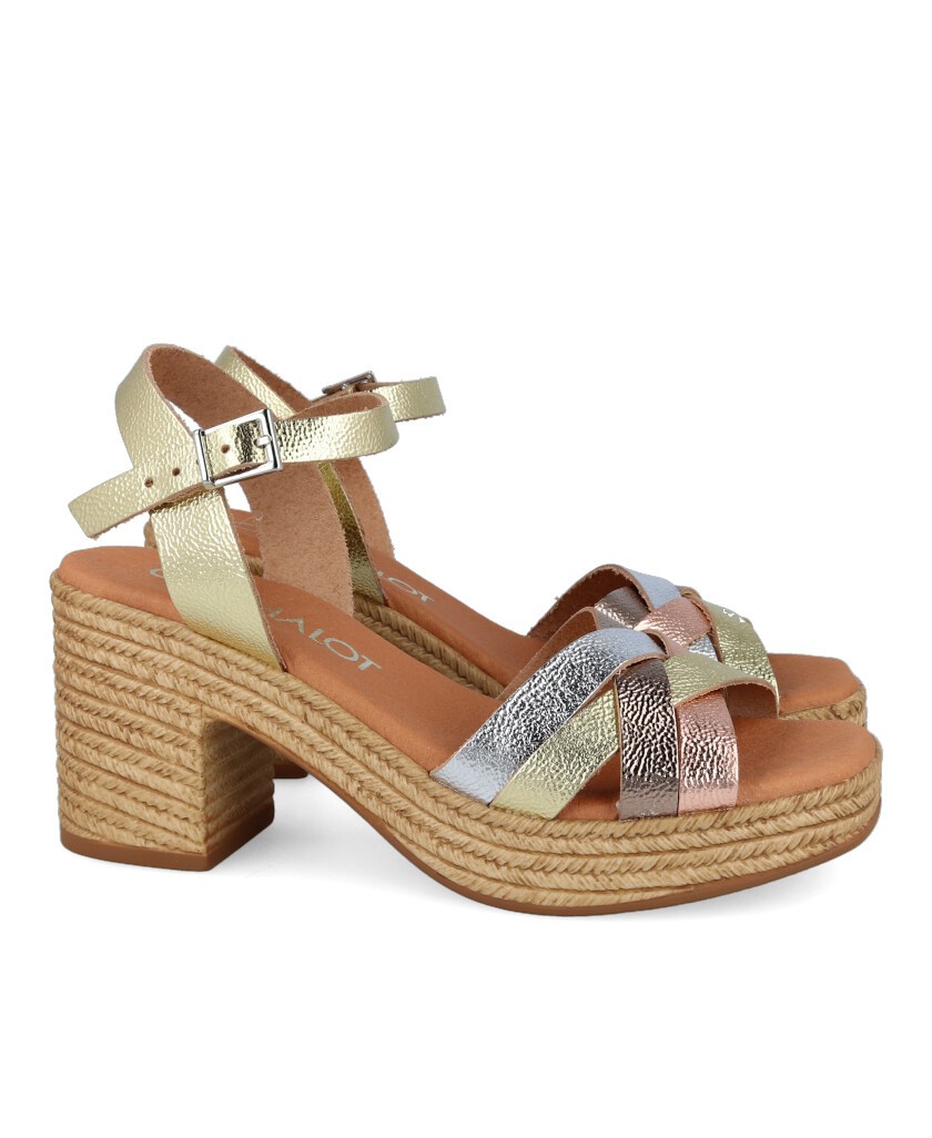 Metallic platform sandals Catchalot 5469