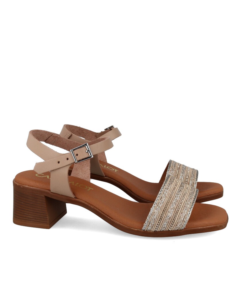 Sandalia de piel para mujer Catchalot 5352