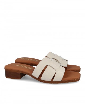 Casual sandals in beige color Catchalot 5343