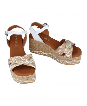 Jute and leather espadrilles Catchalot 5476