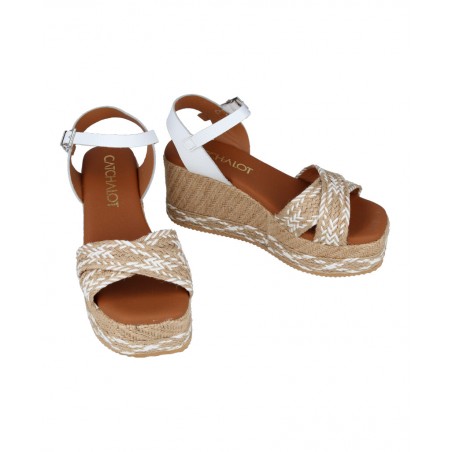 Jute and leather espadrilles Catchalot 5476