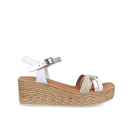 Low espadrilles with leather straps Catchalot 5453