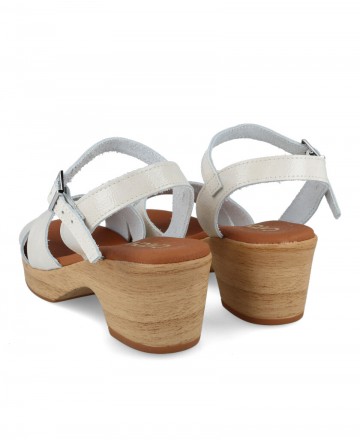 Sandalias piel blancas Catchalot 5375