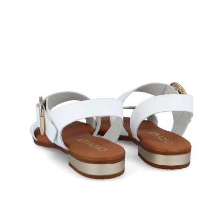 Gold buckle sandals Catchalot 5333