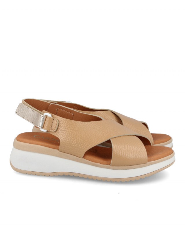 Women's beige sandals Catchalot 5412