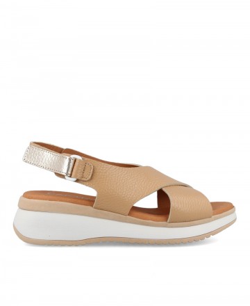 Sandalias beige mujer Catchalot 5412