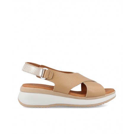 Sandalias beige mujer Catchalot 5412