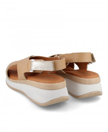 Sandalias beige mujer Catchalot 5412