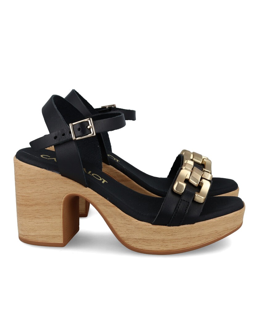 Catchalot 5391 Leather Heeled Sandals