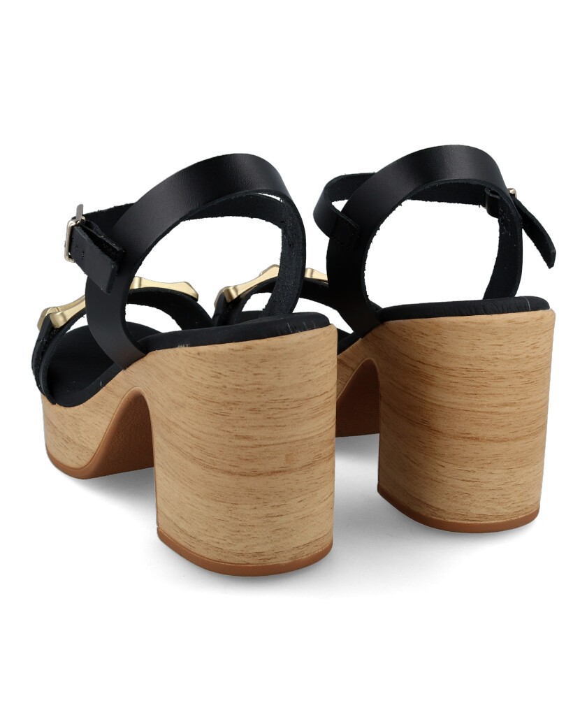 Catchalot 5391 Leather Heeled Sandals