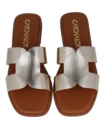 Metallic tone spade sandal Catchalot 5327