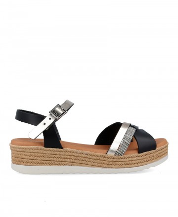 Catchalot 5423 espadrilles with low wedge