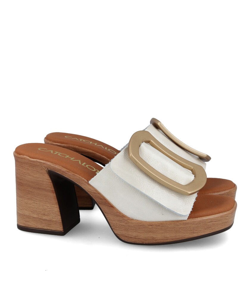 Clogs with block heel Catchalot 5394