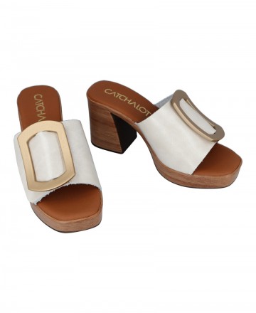 Clogs with block heel Catchalot 5394