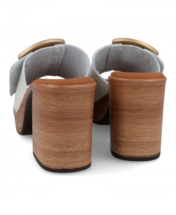 Clogs with block heel Catchalot 5394