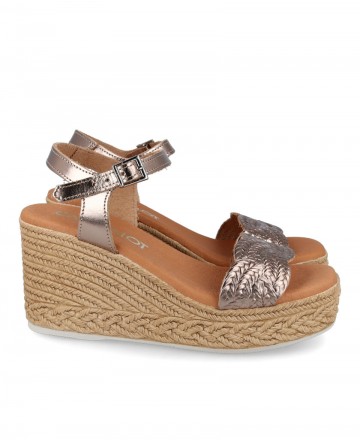 Catchalot jute effect wedge sandal 5461