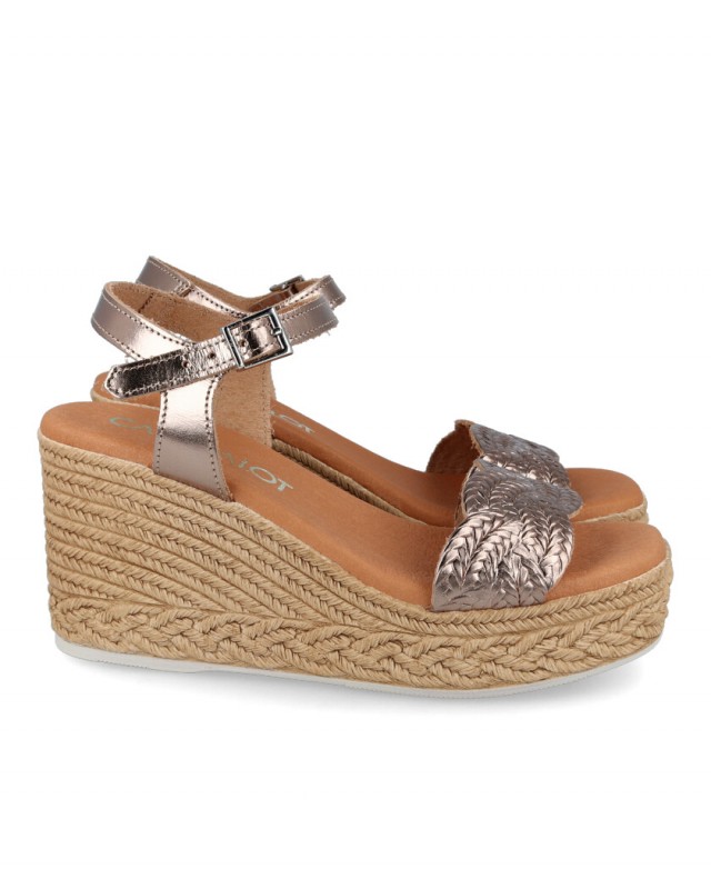 Catchalot jute effect wedge sandal 5461