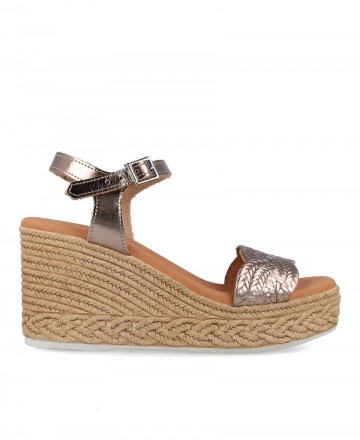 Catchalot jute effect wedge sandal 5461