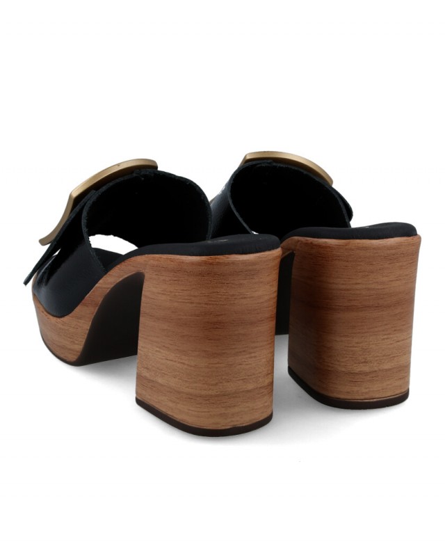 Catchalot 5394 women's heeled sandals in black Catchalot 5394 women's heeled sandals in black