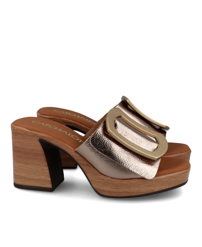Metallic spade sandal Catchalot 5394