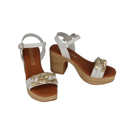 Sandalias casual blancas Catchalot 5391