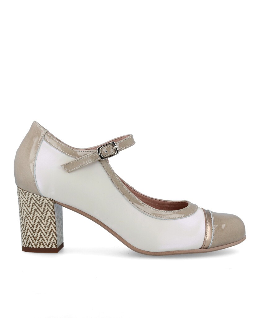 Zapato de piel de charol Dorking D9092