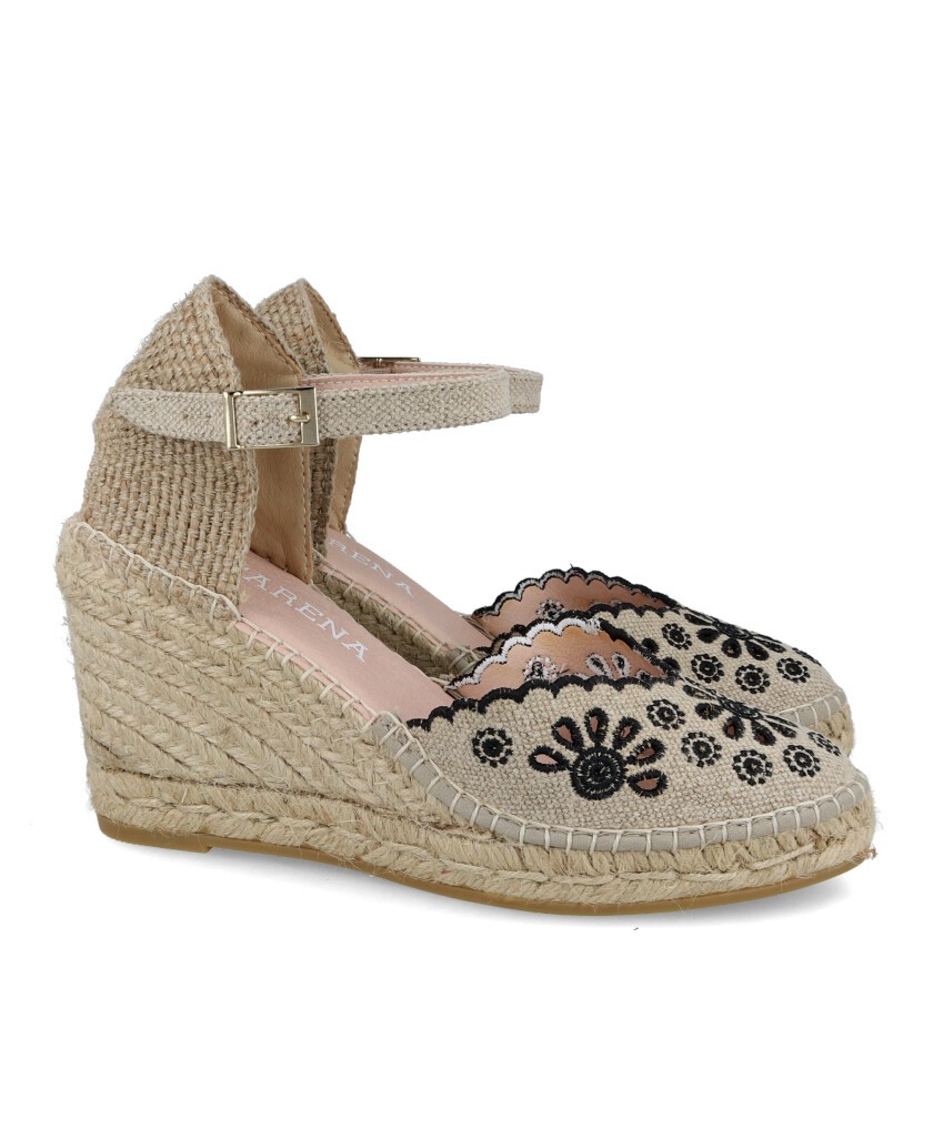 Macarena Carla 39 medium wedge espadrilles