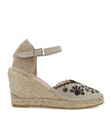 Macarena Carla 39 medium wedge espadrilles