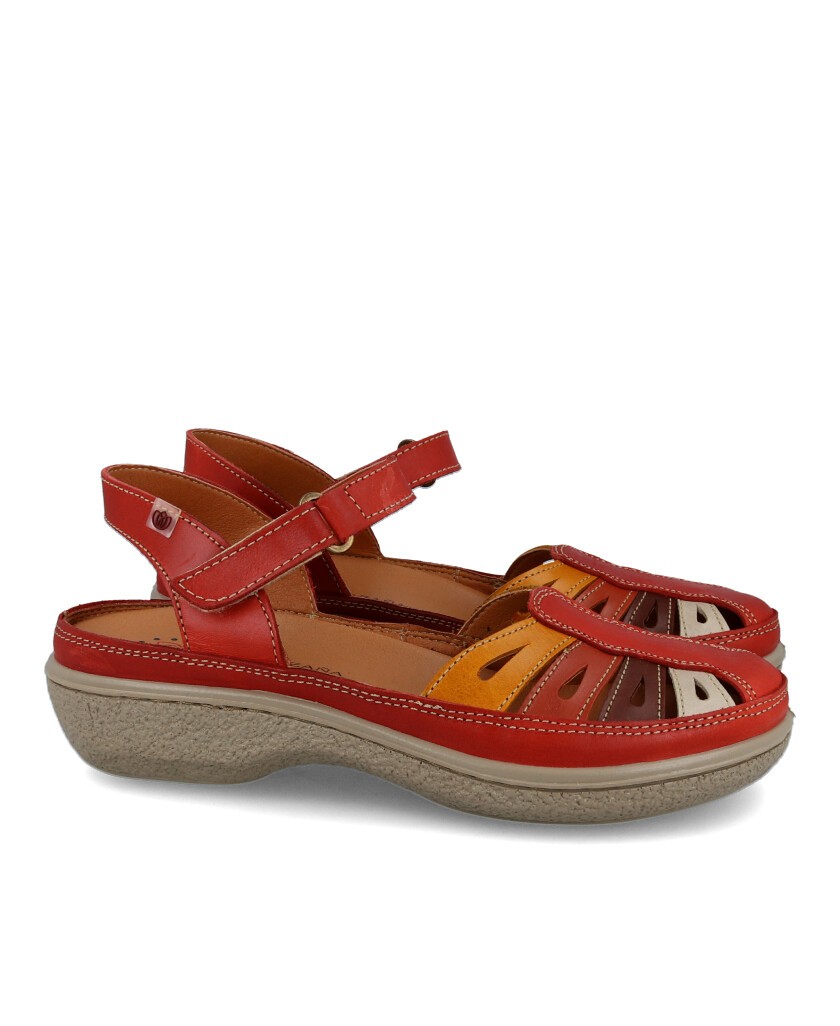 Multicolor closed sandal Luisetti LA11977BI