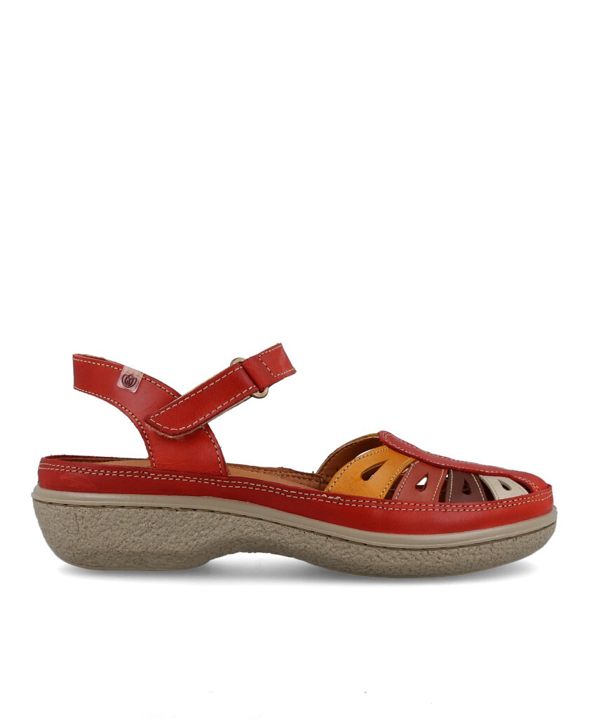 Multicolor closed sandal Luisetti LA11977BI