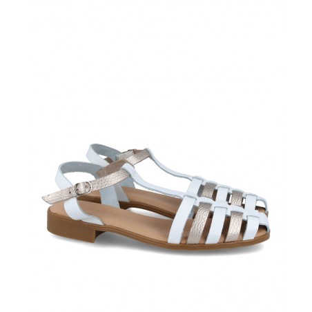 Andares leather crab sandal 117435
