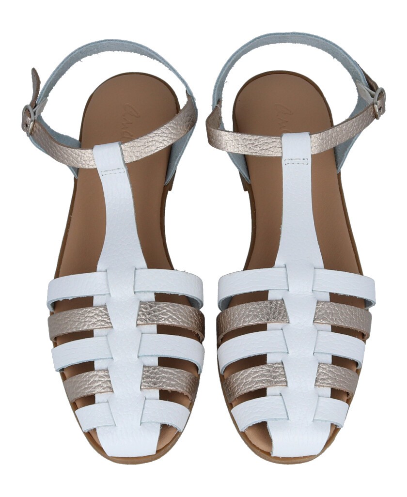 Andares leather crab sandal 117435