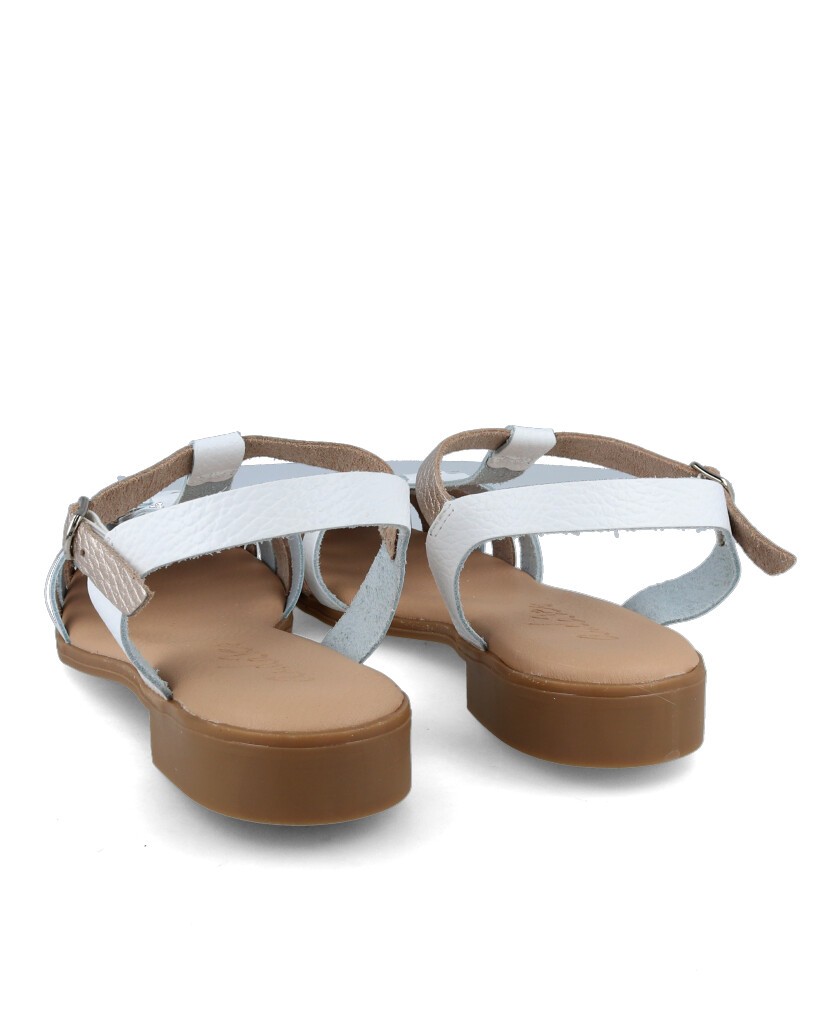 Andares leather crab sandal 117435