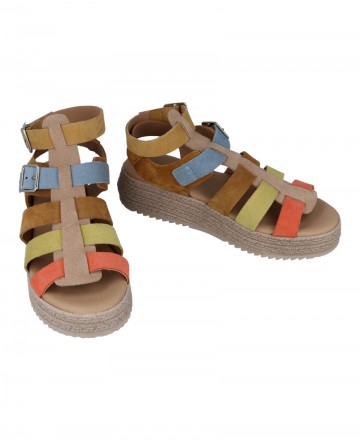 Sandalias gladiador con plataforma Andares 882830