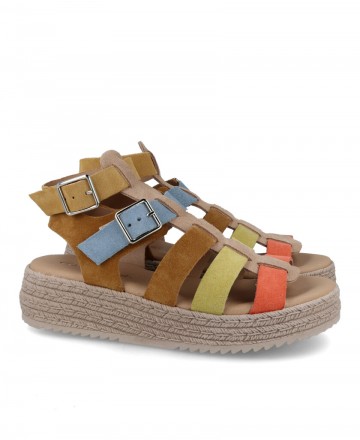 Sandalias gladiador con plataforma Andares 882830