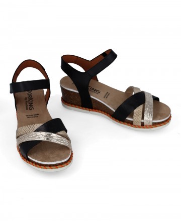 Comfortable wedge sandals Dorking D9320