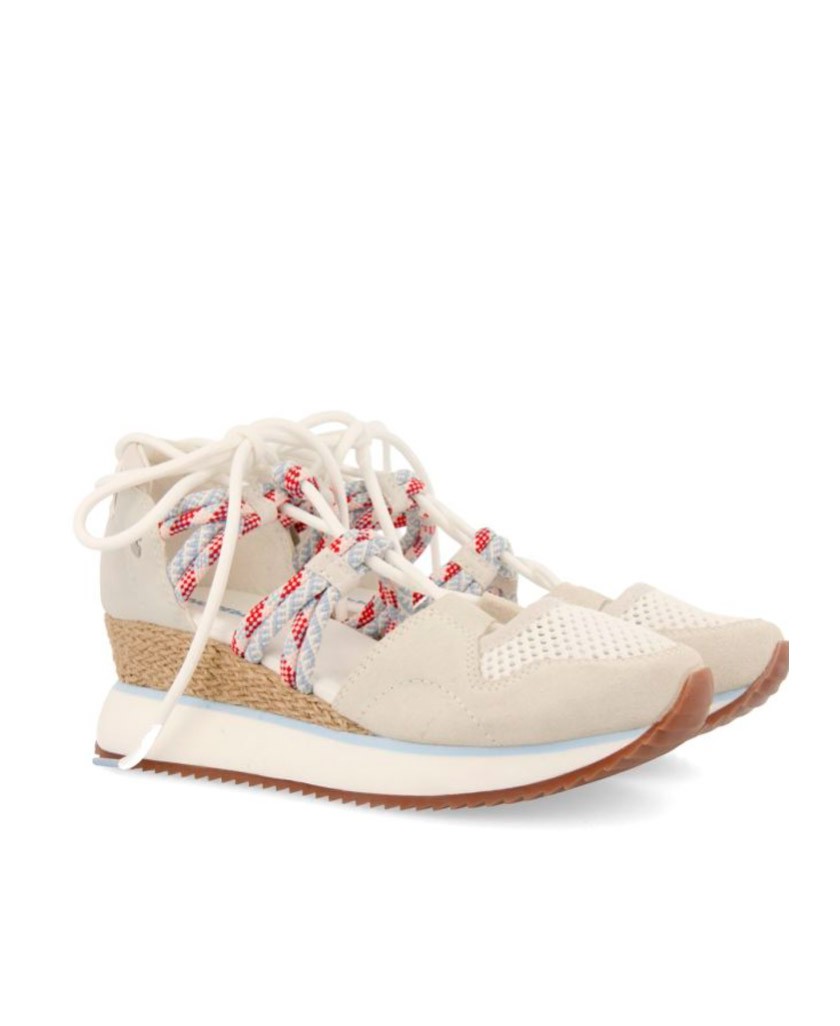 Sneakers mujer con cuña de yute Gioseppo 71090-P