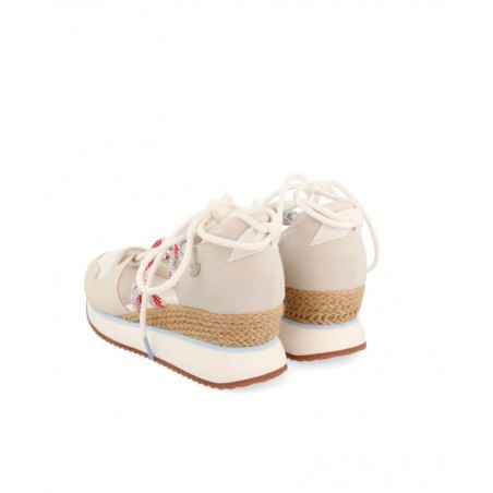 Sneakers woman with jute wedge Gioseppo 71090-P